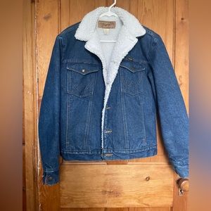 Vintage Men’s S Wrangler Sherpa jacket made in USA
